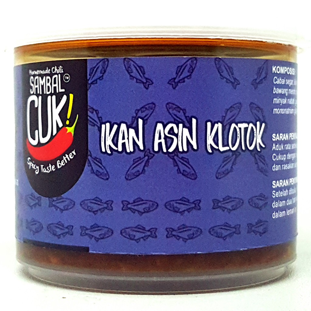 

CUK SAMBAL IKAN ASIN KLOTOK 140gr | COK SAMBEL ASLI TRADISIONAL