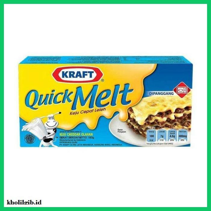

Ujekujek- Kraft Quick Melt Keju 165 Gram -Original.