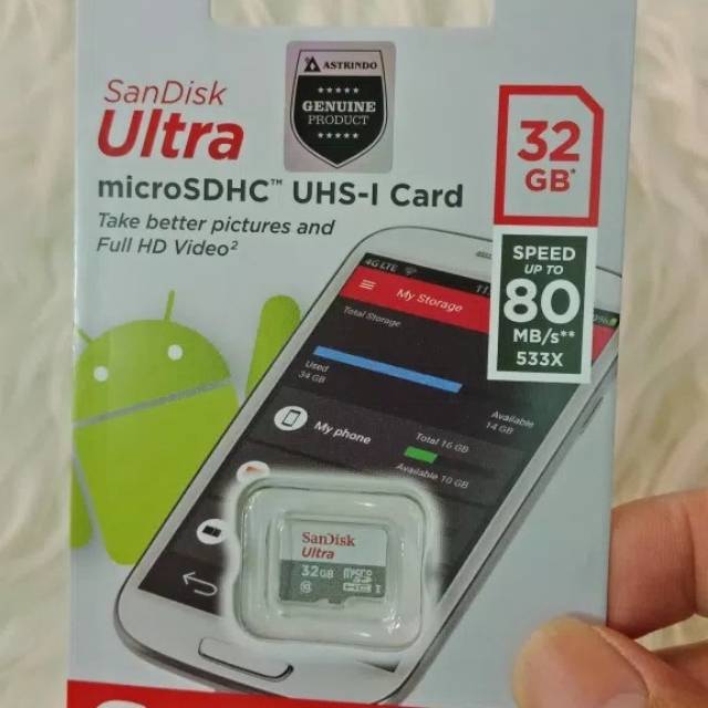 Mmc sandisk 32 gb original