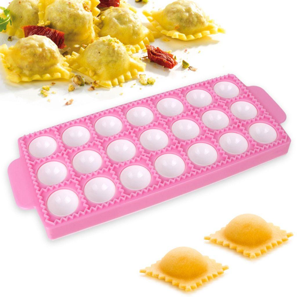 Quinton Ravioli Maker 1pcs Mini Wonton, Kualitas Dua Pembuatan Cepat Bulat/ Persegi Food Grade Pasta Attachment