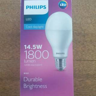  Lampu  LED  Philips  15W 15 W 15 Watt Hemat Listrik Shopee 