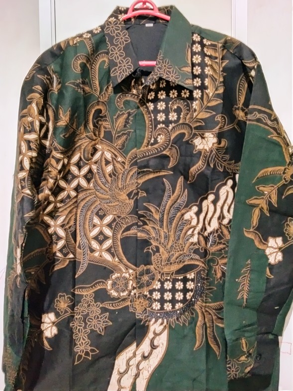 Proboseto Hijau Kemeja Batik Pria Full Furing Bahan Katun Primisima