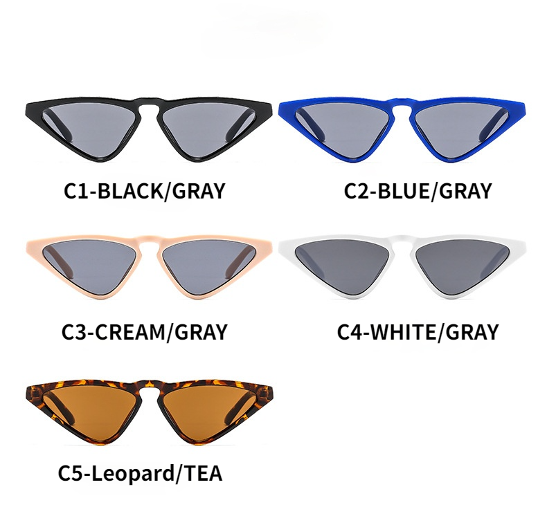 2021 new cat eye fashion metal hinge sunglasses