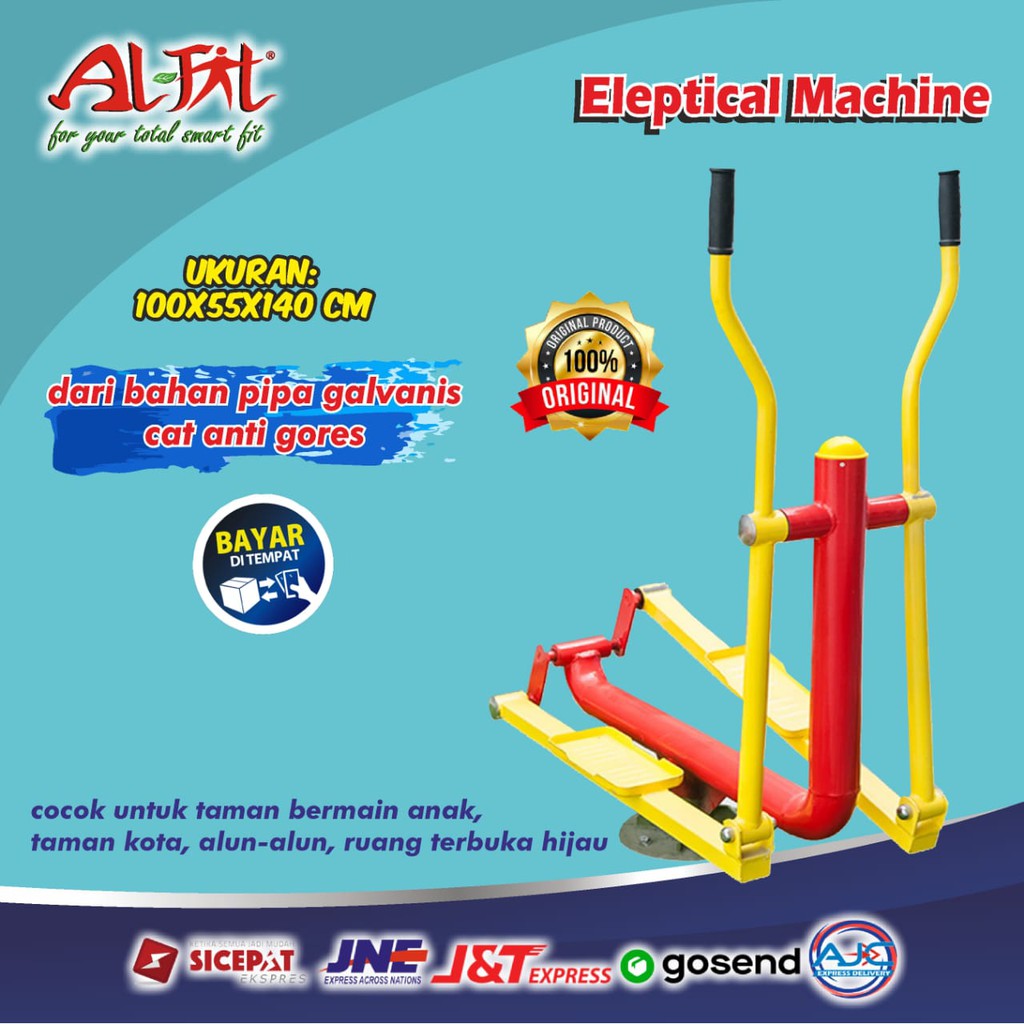 ELEPTICAL MACHINE Alat Gym Alat Fitness fitnes Outdoor taman Total