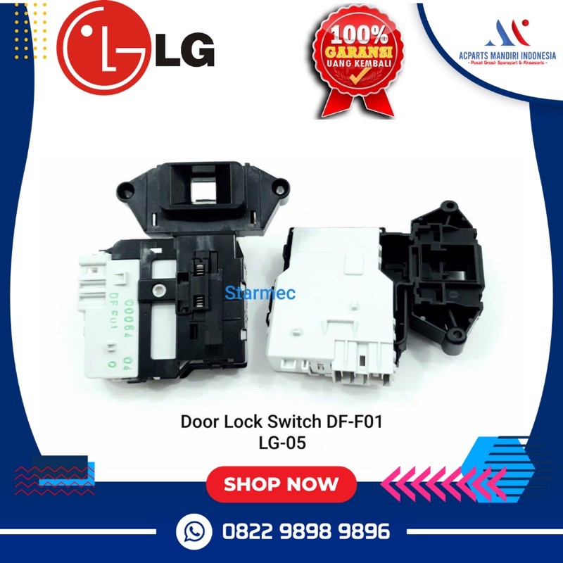 Door lock / switch pintu mesin cuci LG Front loading