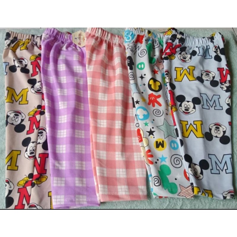 Motif Random Celana Panjang Celana Tidur Anak Dan Bayi Bahan Kaos Katun Sleeping Pants