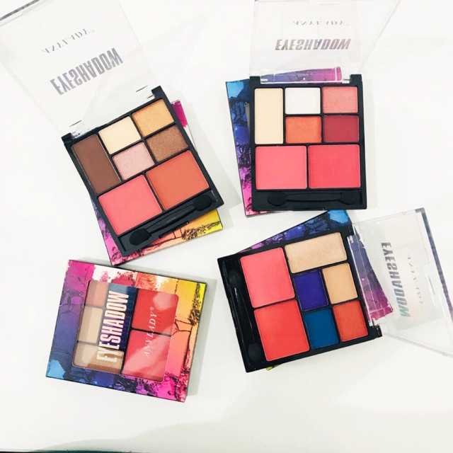 Anylady Swatch Eyeshadow Palette 7 Color