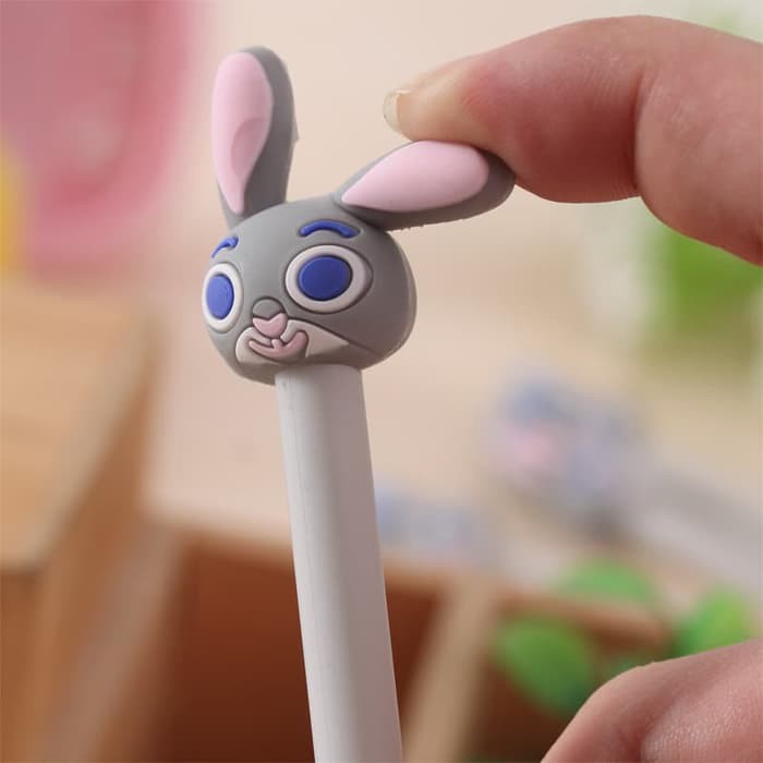 

PC Pulpen Zootopia Bunny Pen Pena Karakter Kelinci Lucu Alat Tulis Sekolah Unik