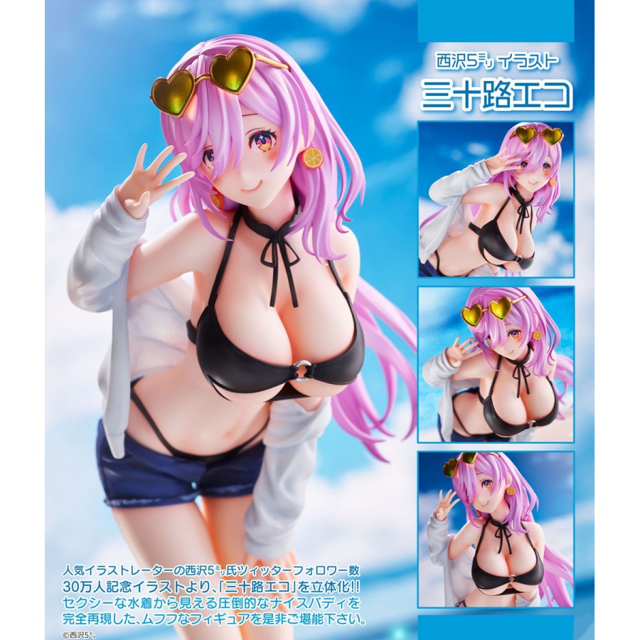 PVC Figure Sanjuro Eko illustration by Nishizawa 5-miri