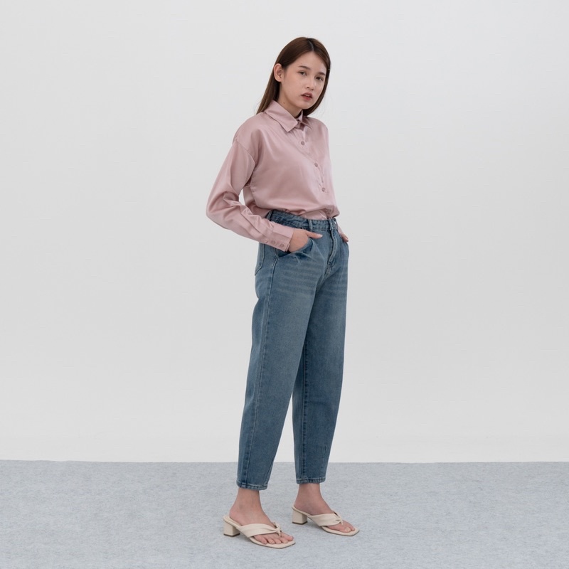 VIERLIN - Jeans 6113 - MOM JEANS HIGHWAIST
