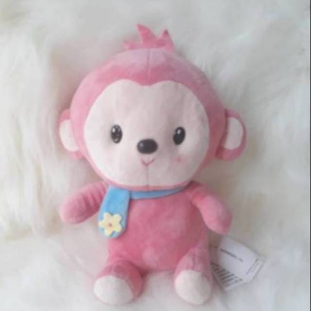 Boneka Miniso / Monkey pink / ORI Miniso SALE