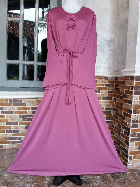 GAMIS POLOS BAHAN MISBEE