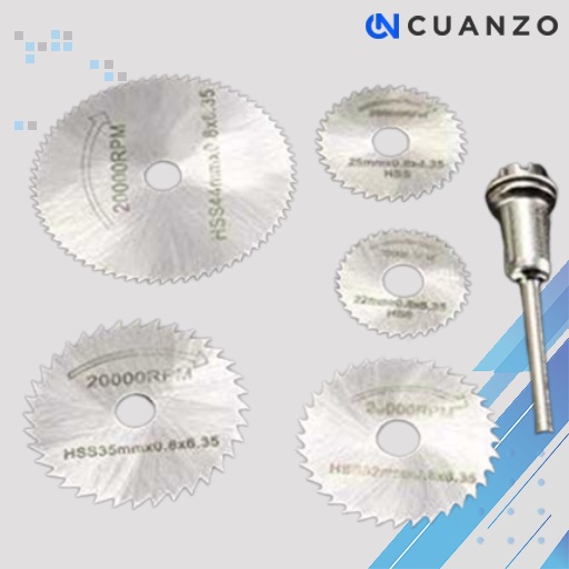 Mata Bor Mini Gerinda Kayu HSS 22/25/32/35/44mm 5 PCS / Mata Bor Gerinda Grinda Gergaji Grinder Potong Pemotong Pengukir Ukir Pahat Pemahat Kayu Bulet Plastik Bambu Hss Mini Asah Amplas Set / Mata Gergaji Gerinda Amplas Poles Potong Ukir Triplek Kayu Ori