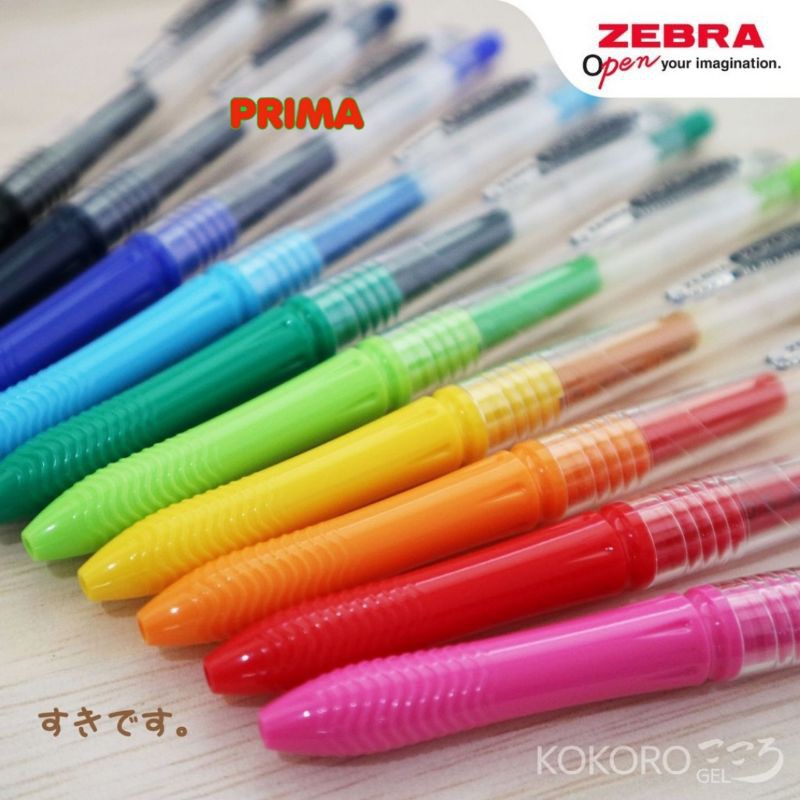 

BOLPEN KOKORO ZEBRA (TERSEDIA SEMUA WARNA) UKURAN 0.5