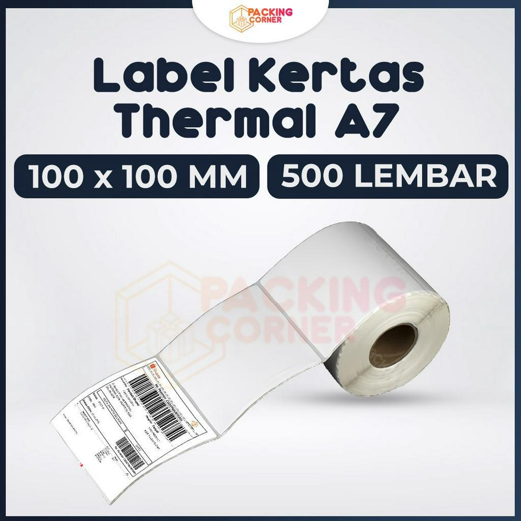 

Kertas Label Thermal 100x100 - 500pcs Sticker Barcode Resi 100x100 mm ROLL ISI 500