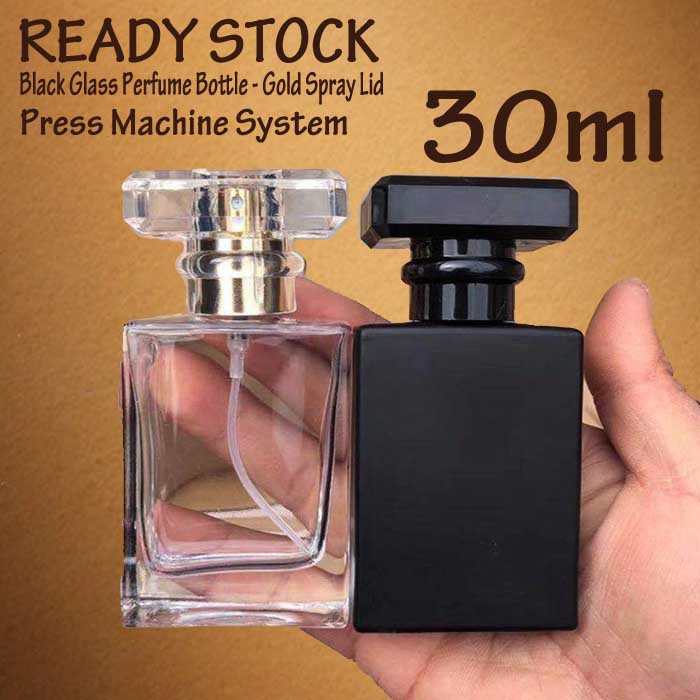 Botol Parfum 30ml Press Botol Spray Kaca Refil Parfume Minyak Wangi 30 ml Botol Perfume Refill Kaca 