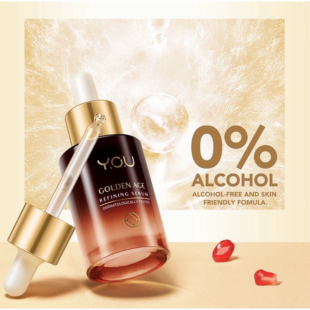 YOU Golden Age Refining Serum 20ml | Serum Wajah Anti Aging | Kosmetik Skin Care