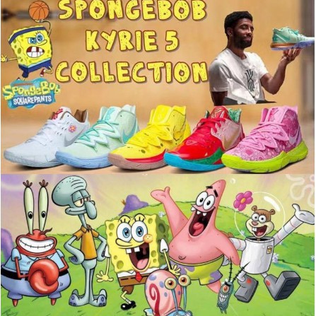 kyrie irving shoes spongebob shoes