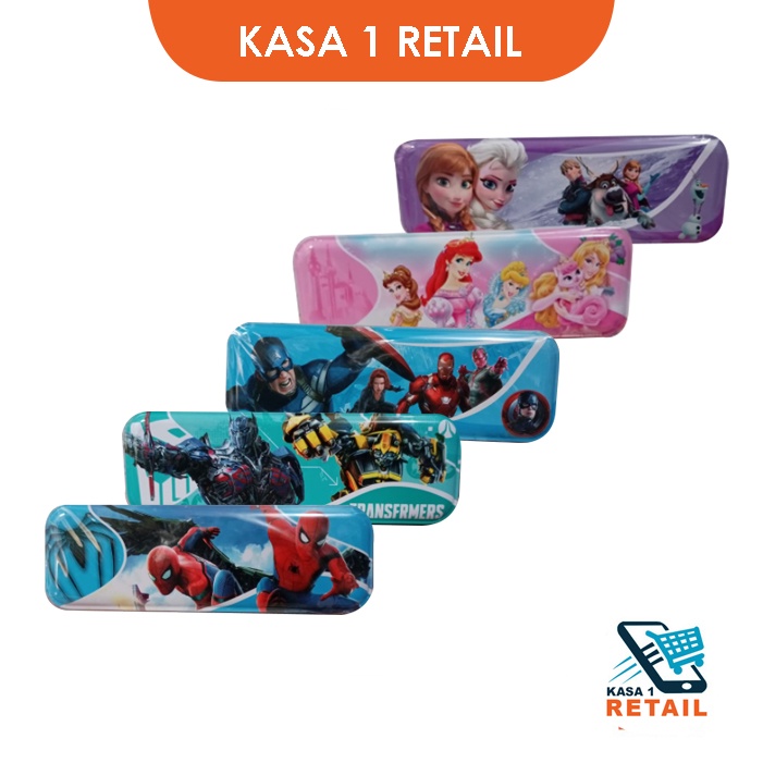 

Tempat Pensil Anak Motif Karakter Bahan Kaleng / Almunium