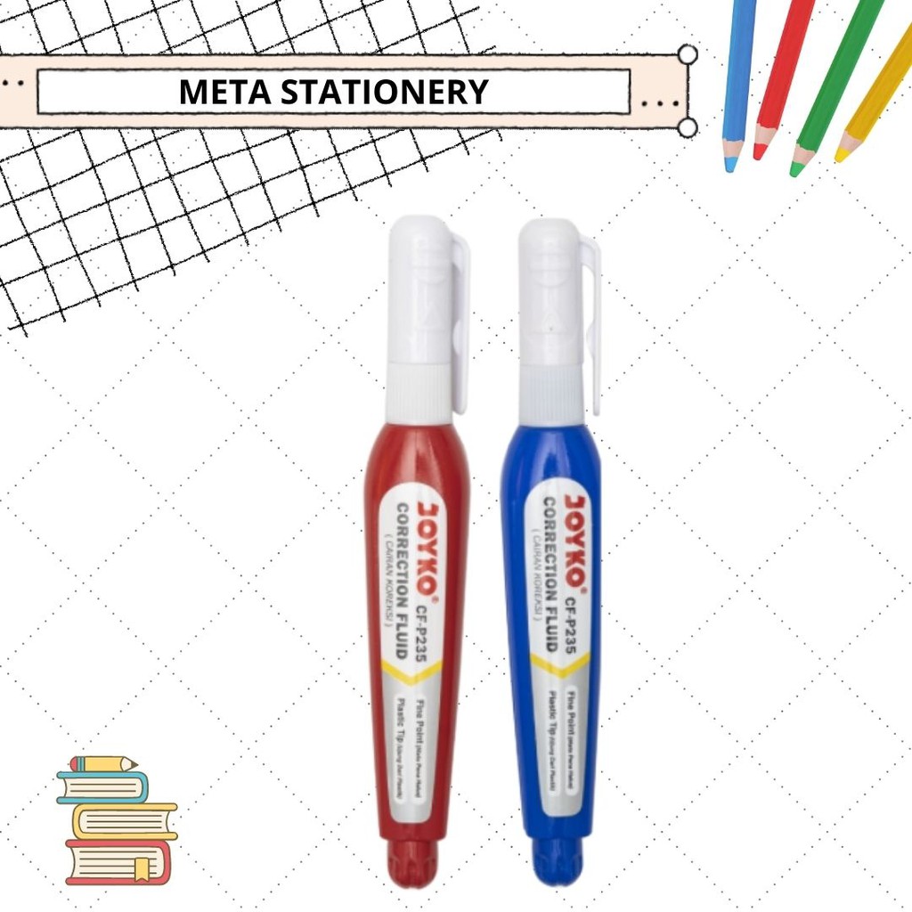 

Tipex Cair / Cairan Koreksi / Correction Fluid Joyko CF-P235