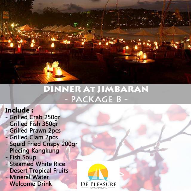 Voucher Dinner at Jimbaran Paket B