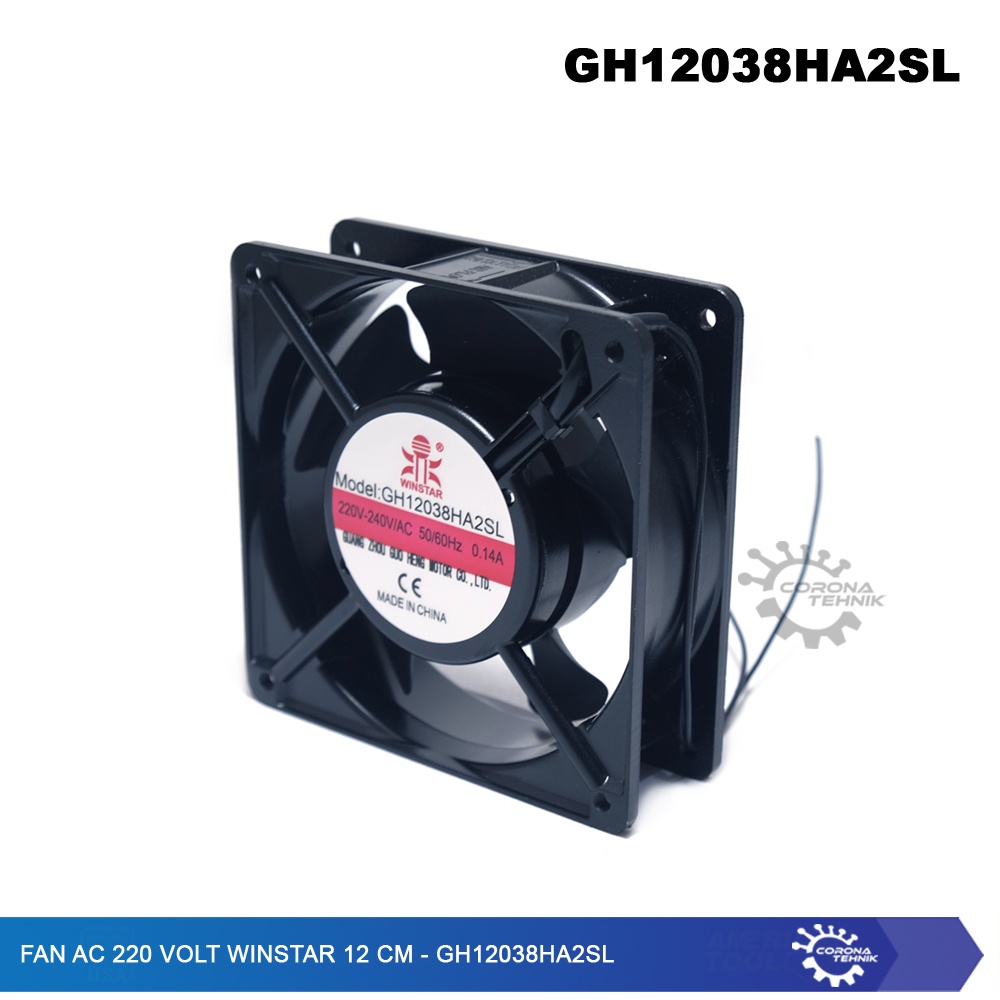 GH12038HA2SL - Fan AC 220 Volt Winstar 12 cm