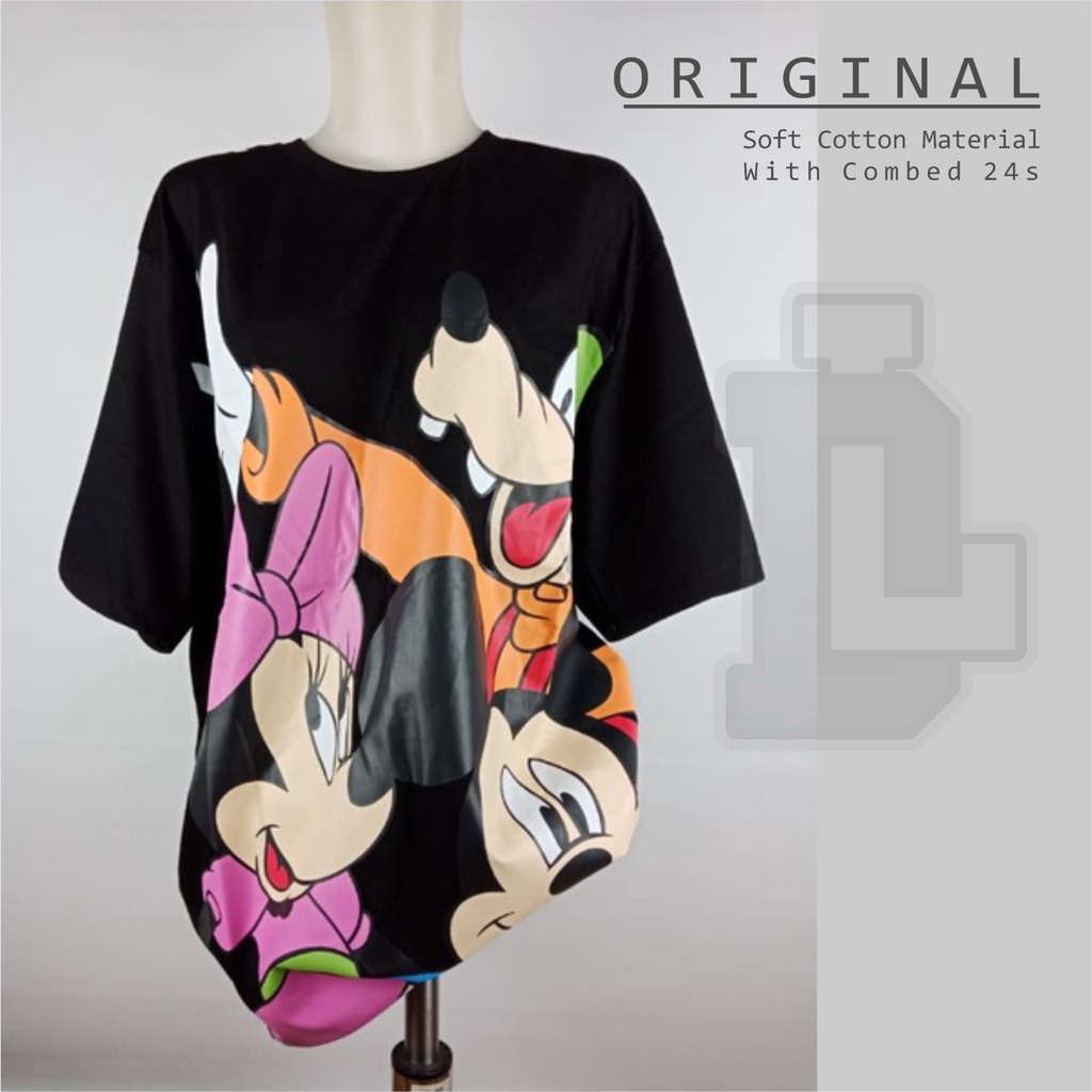 Kaos Oversize Wanita Zara Goofy zara Kaos Disney kaos wanita unisex