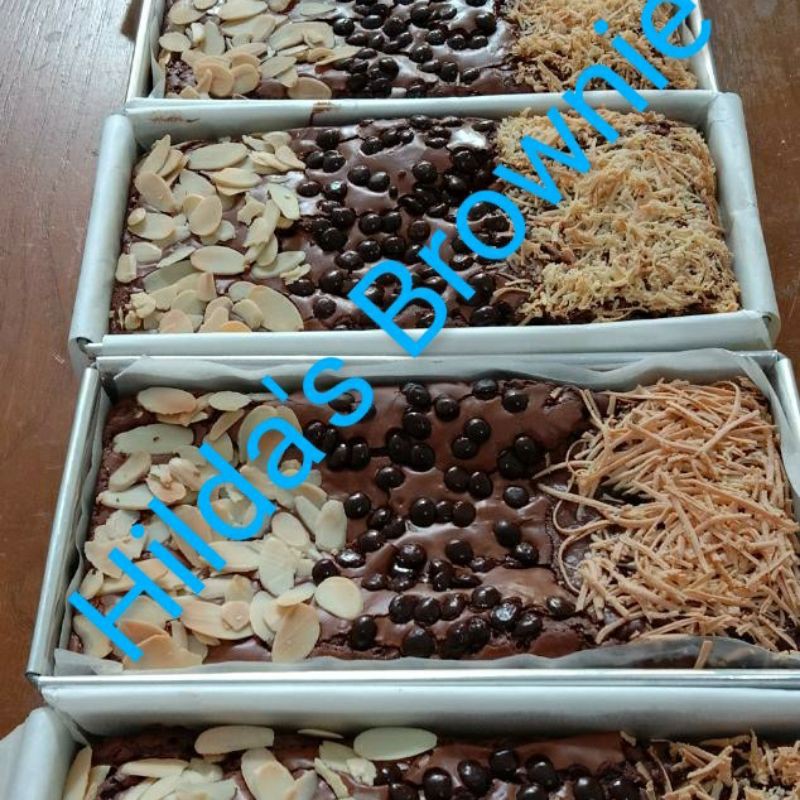 

fudgy Brownies, brownies premium, brownis wijsman, Hilda's Brownie