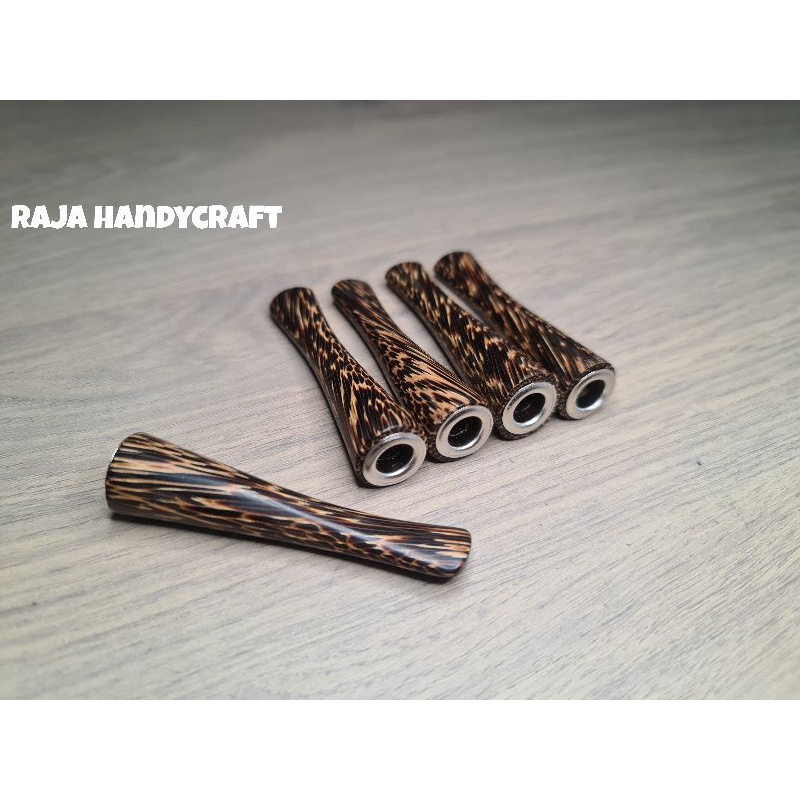 Once pipa rokok kayu Liwung macan kecil