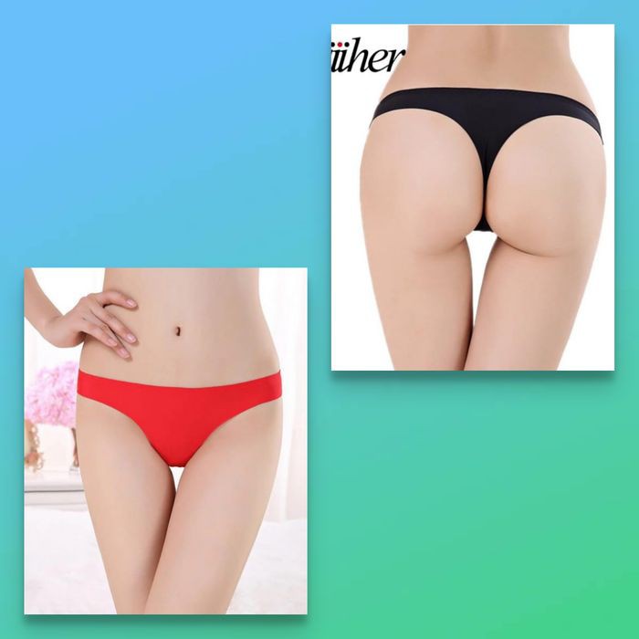CELANA DALAM CEWEK CD WANITA CEWE MOTIF G STRING TONG SEAMLESS FASHION SEKSI
