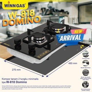 Winn Gas Kompor Tanam W818 Domino