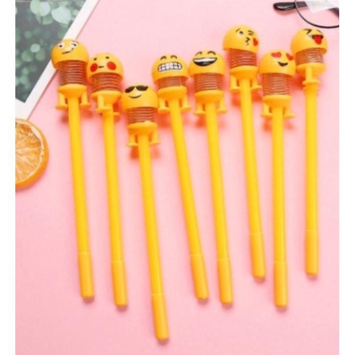 

PULPEN GEL EMOJI MOTIF PER EMOTICON LUCU IMUT / PEN GEL EMOJI KARAKTER