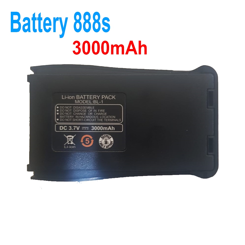 Baterai HT 888s Battery 3000mah - 1 pcs battery walkie talkie handy talky 888s 777s