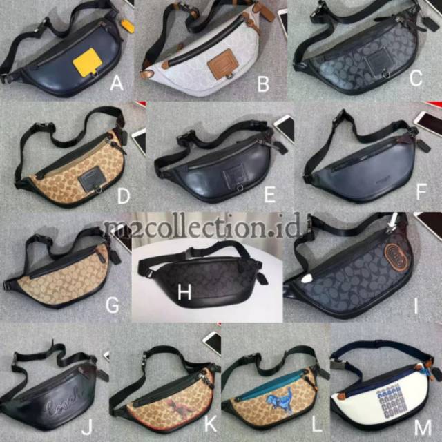 COACH RIVINGTON BELT BAG ORI QUALITY