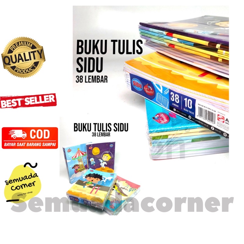 

Bisa COD Buku Tulis SIDU isi 38 lembar Buku Tulis Belajar