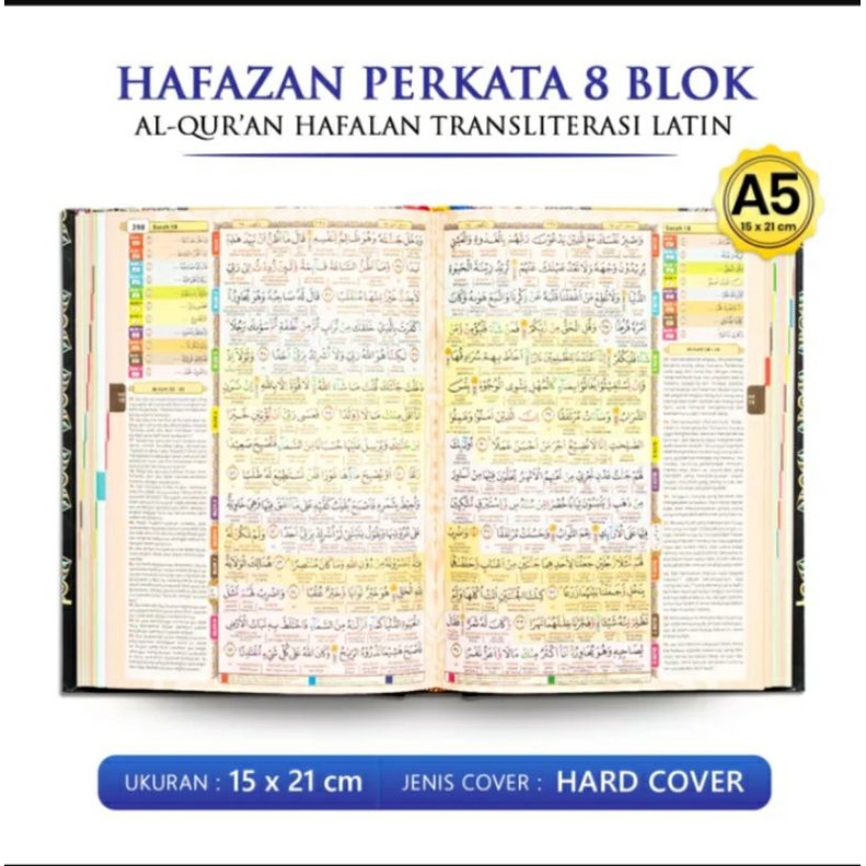 

Al-Qur'an Hafazan perkata 8 blok