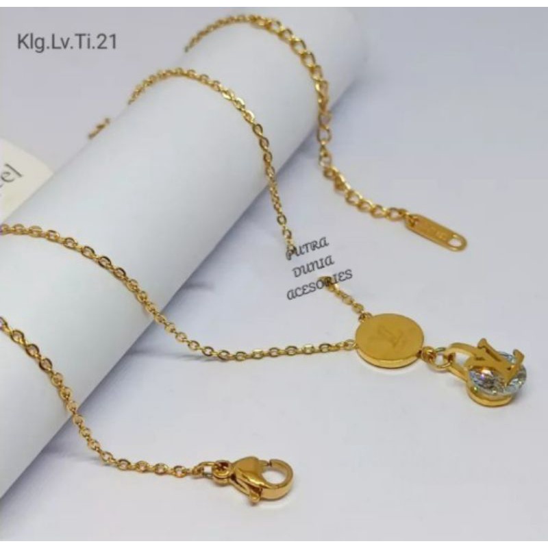 KALUNG TITANIUM EMAS HONGKONG BRAND TRENDY