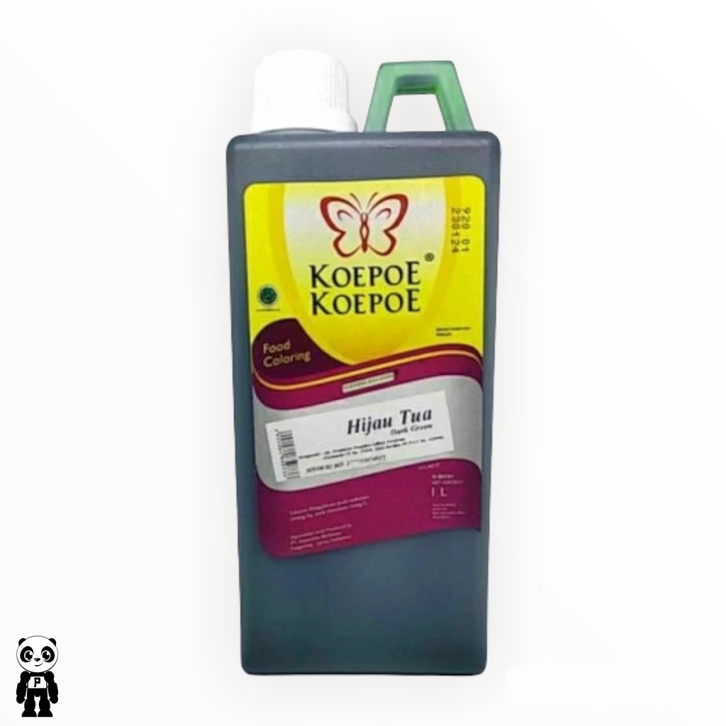 

Koepoe Koepoe Pewarna Hijau Tua 1 Liter Food Coloring Dark Green 1L