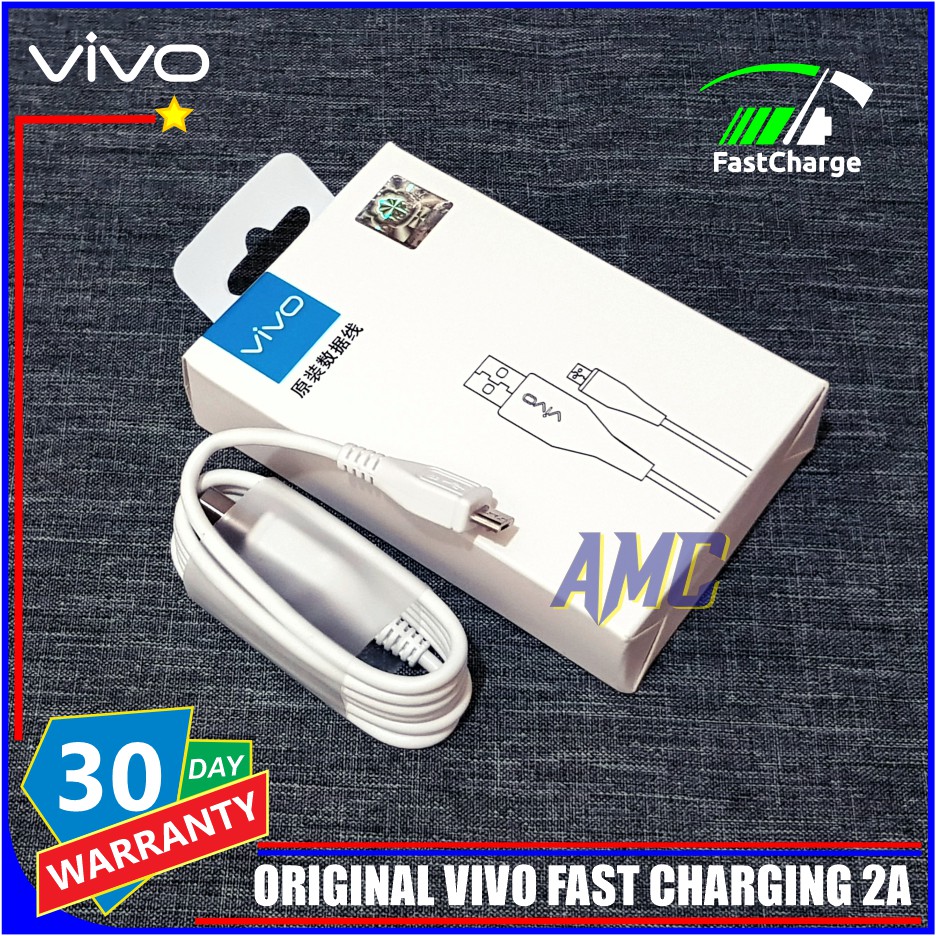 Kabel Data Vivo Y20 Y20s ORIGINAL 100% Fast Charging Micro USB