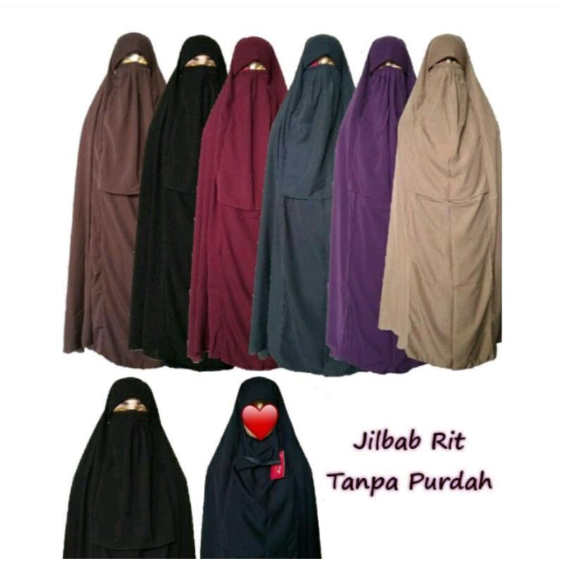 Jilbab kaos cadar tali