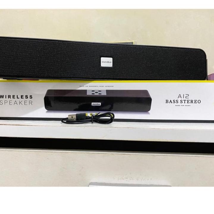 Langsung Beliii.. LC - speaker bluetooth tws soundbar A13 A12 speaker TWS SOUNDBAR HIGH QUALITY SUPE