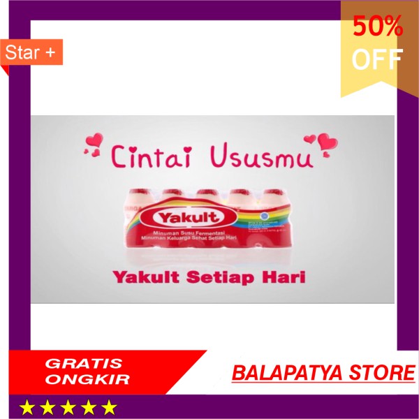 

LIMITED EDITION!!! Yakult drink minuman Probiotik susu yogurt segar fresh Probiotic