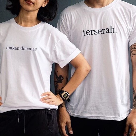 Jual Tshirt Couple Pakaian Pria Wanita Kaos Quotes Kata Kata Mau