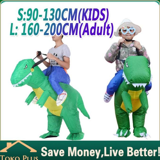 Kostum Dinosaurus Anak Dewasa Kostum Dino Pesta Unik Cosplay