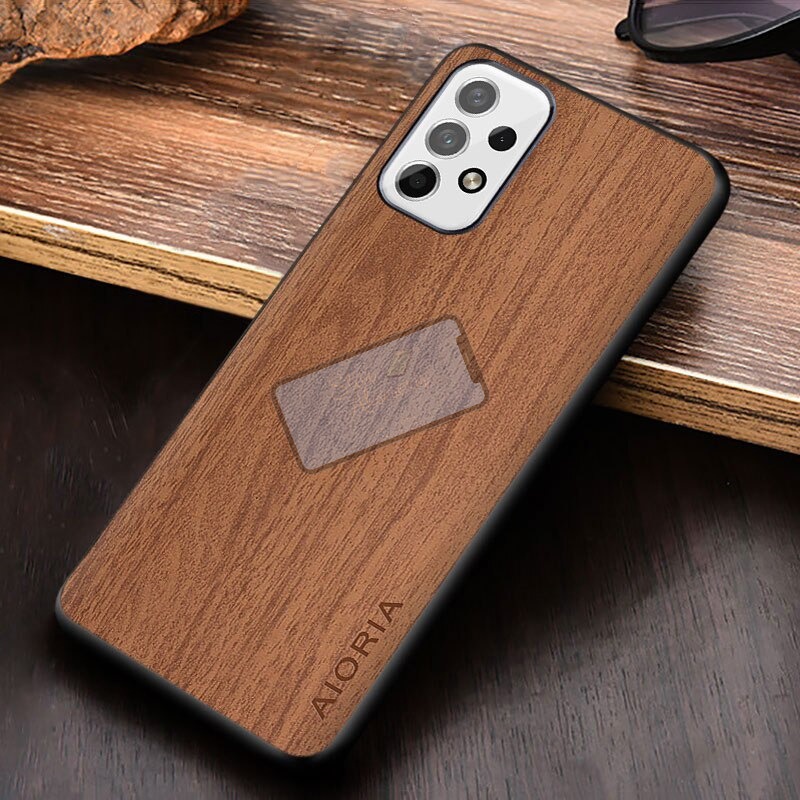 Case Samsung A73 5G Case Aioria Wood Pattern Original A73 Case