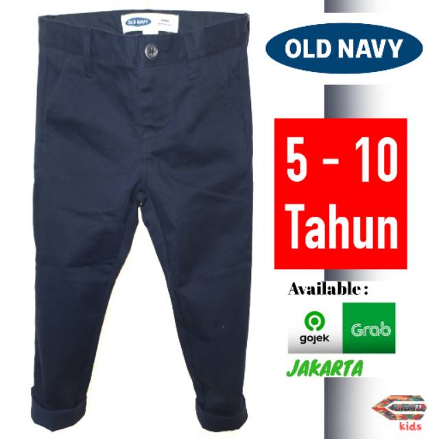  CELANA PANJANG ANAK OLD NAVY  WARNA BIRU TUA Shopee Indonesia
