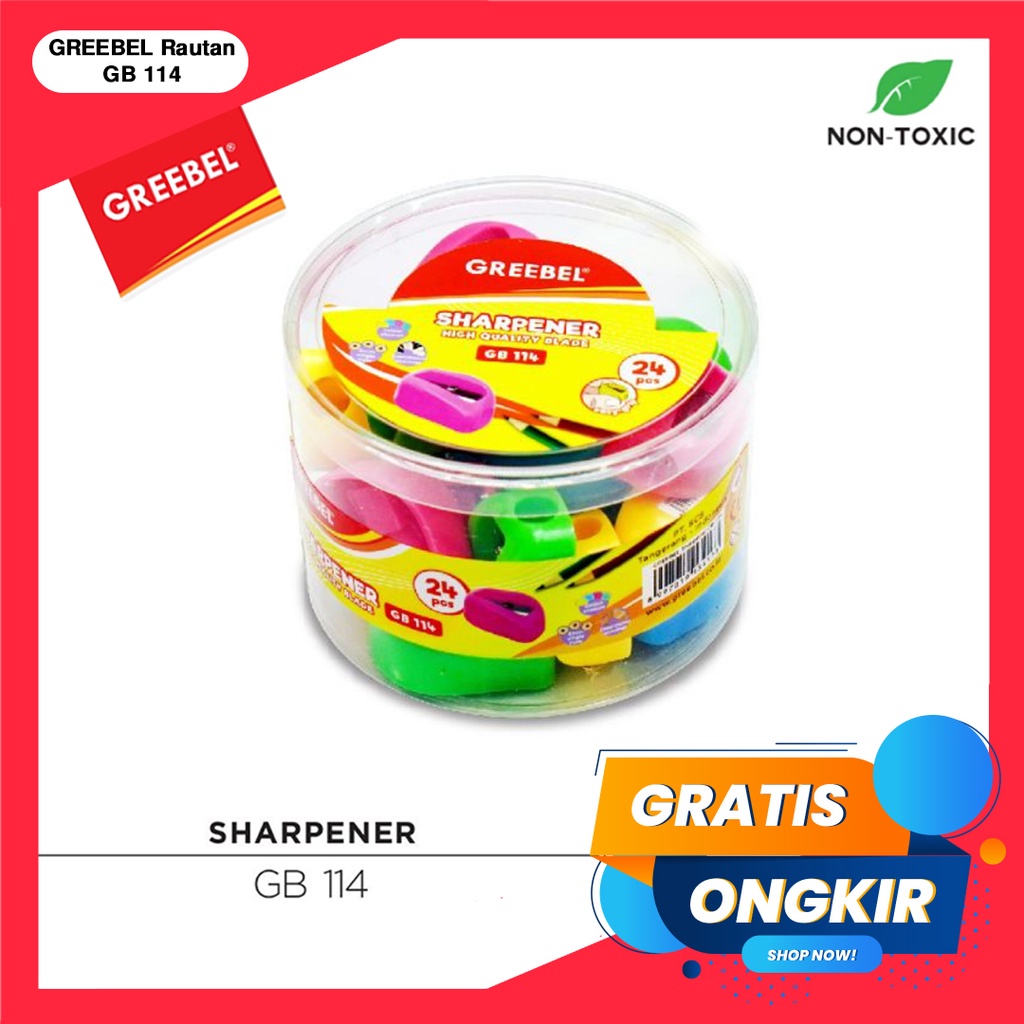 365 GREEBEL Rautan Sharpener GB 114 Satuan