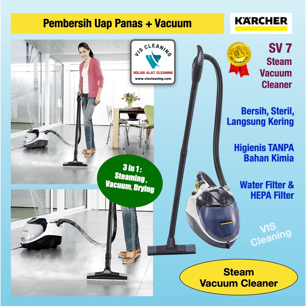 Steam Vacuum Cleaner Karcher SV 7 (Pembersih Vakum dengan Uap Panas)