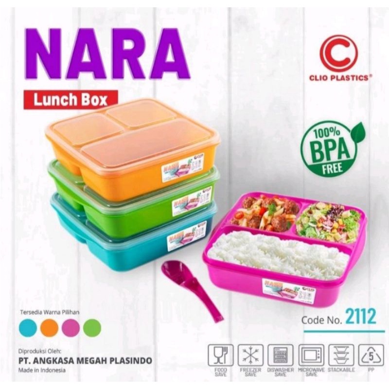 Clio Lunch Box - Tempat Makan - Kotak Makan - Souvenir Ultah Clio Nara