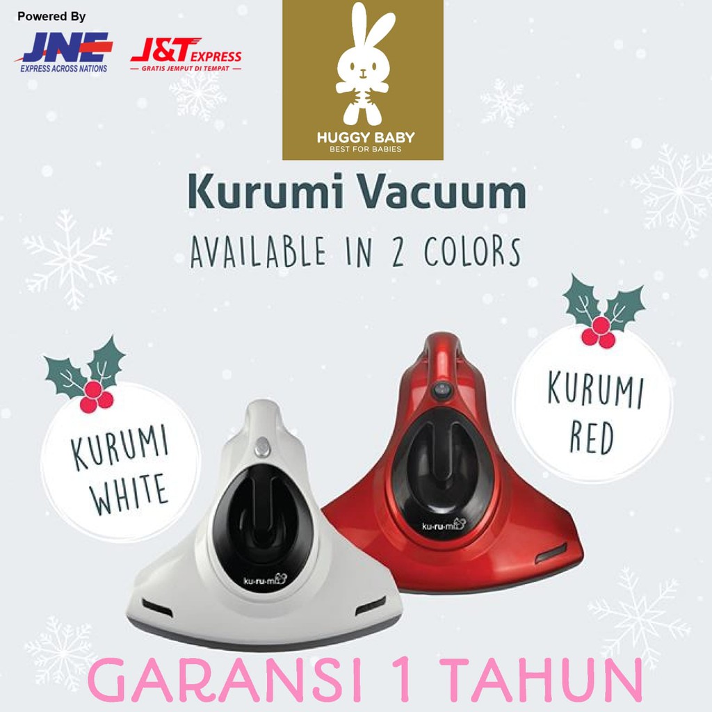 KURUMI UV Vacuum Cleaner - Mesin Penghisap Debu dan Tungau 2 HEPA FILTER